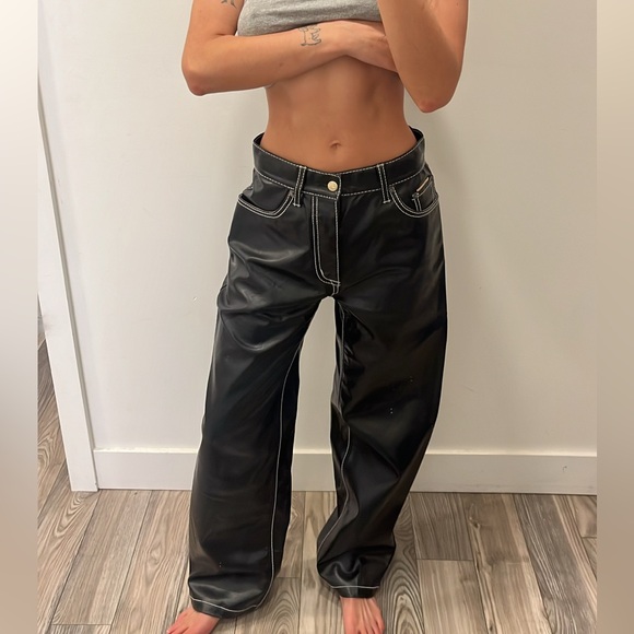 Eytys vegan leather baggy pants - Picture 1 of 2